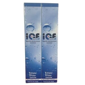 4204490 Refrigerator Water Filter - 2 pack Brand New Sealed Ice Daddy